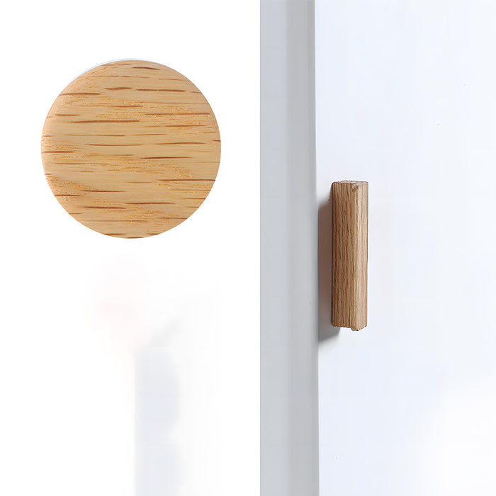 Modern Solid Wood L Type Cabinet Handles