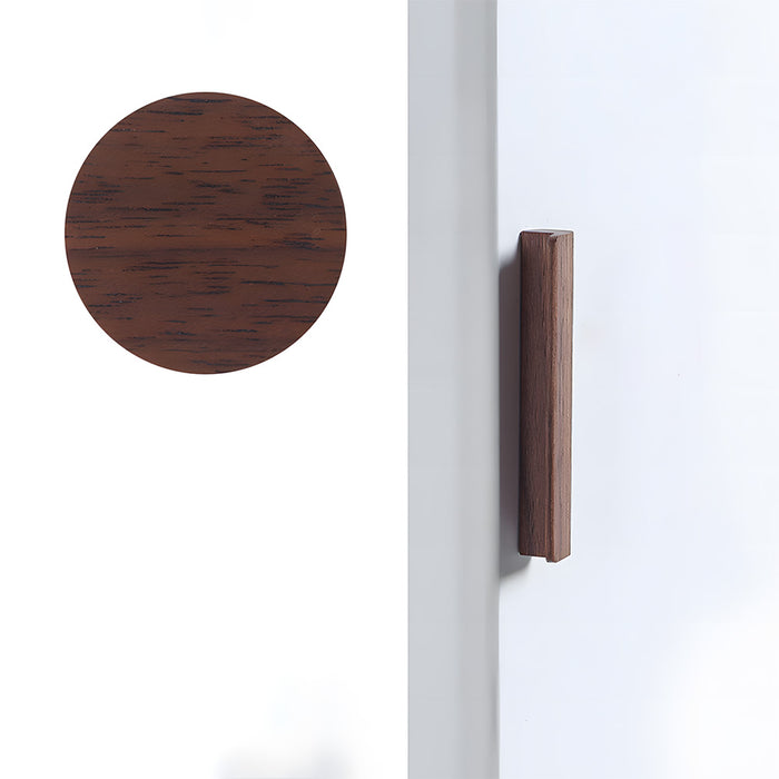 Modern Solid Wood L Type Cabinet Handles