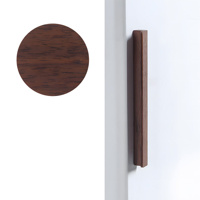 Modern Solid Wood L Type Cabinet Handles