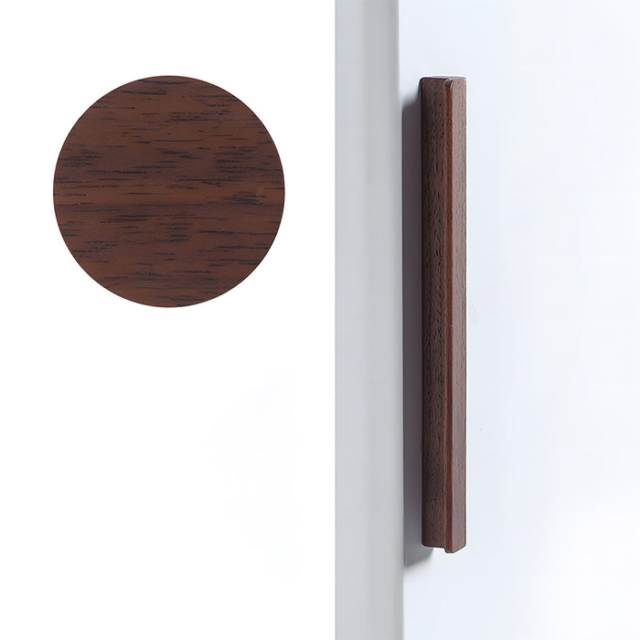 Modern Solid Wood L Type Cabinet Handles