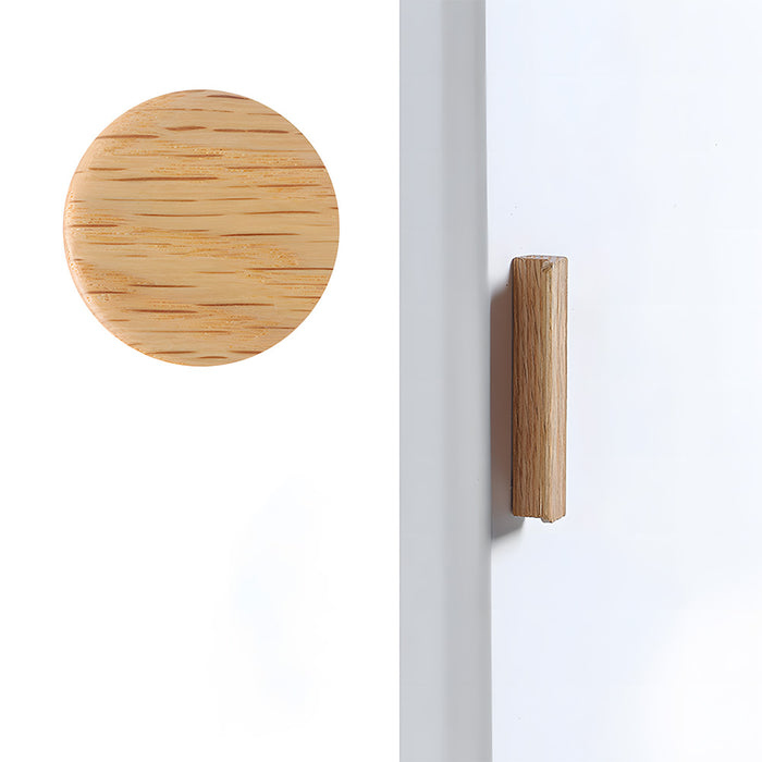 Modern Solid Wood L Type Cabinet Handles