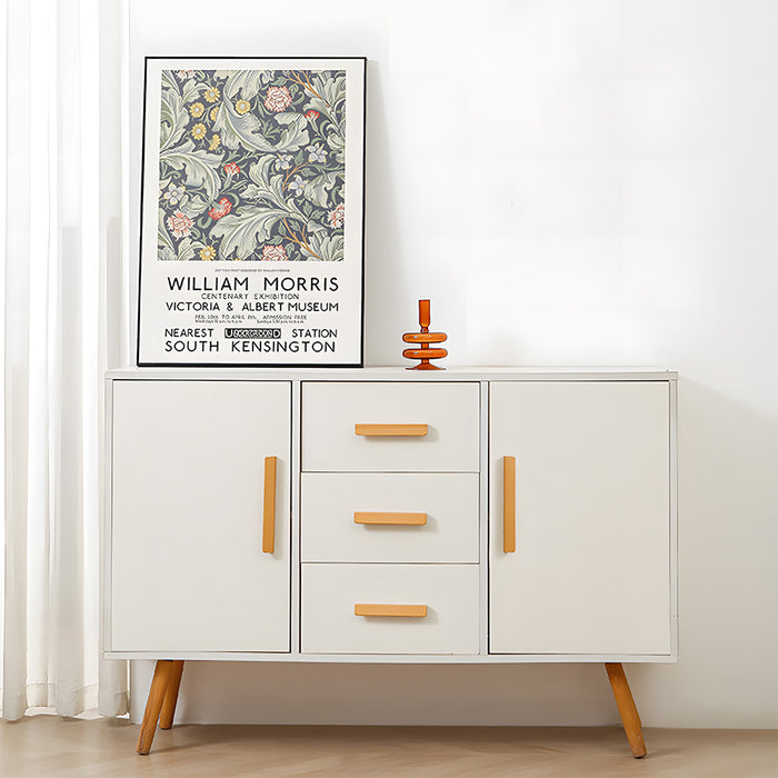 Modern Solid Wood L Type Cabinet Handles