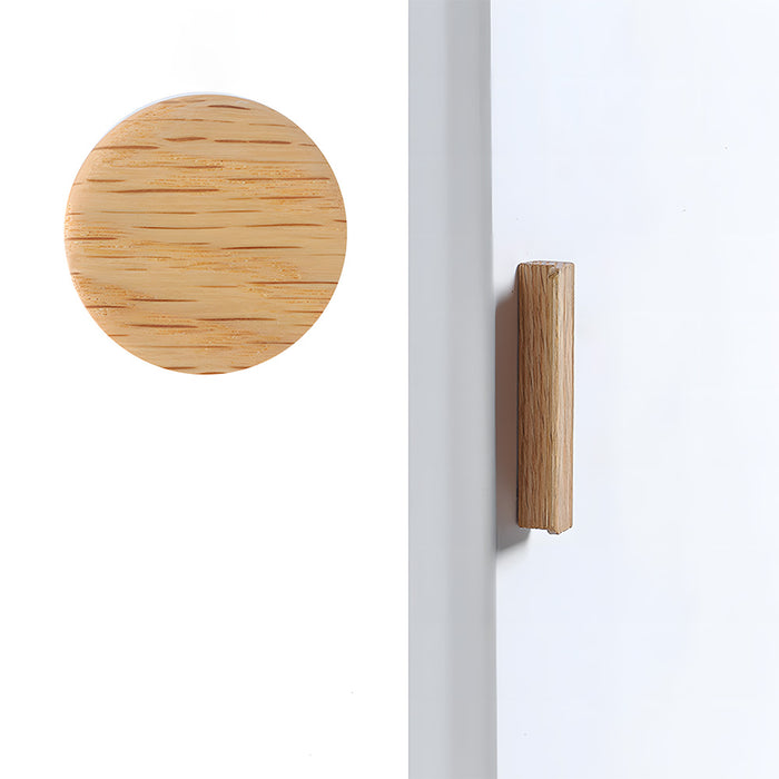Modern Solid Wood L Type Cabinet Handles