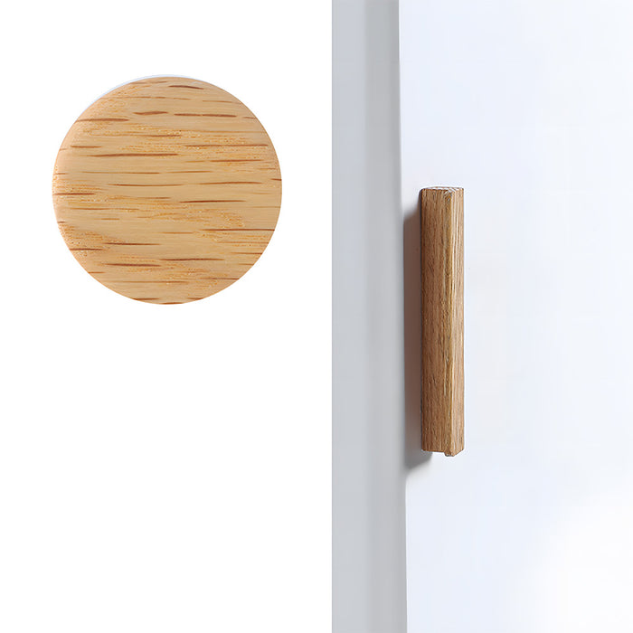 Modern Solid Wood L Type Cabinet Handles