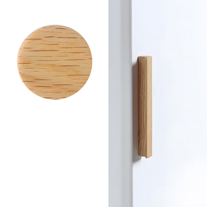 Modern Solid Wood L Type Cabinet Handles