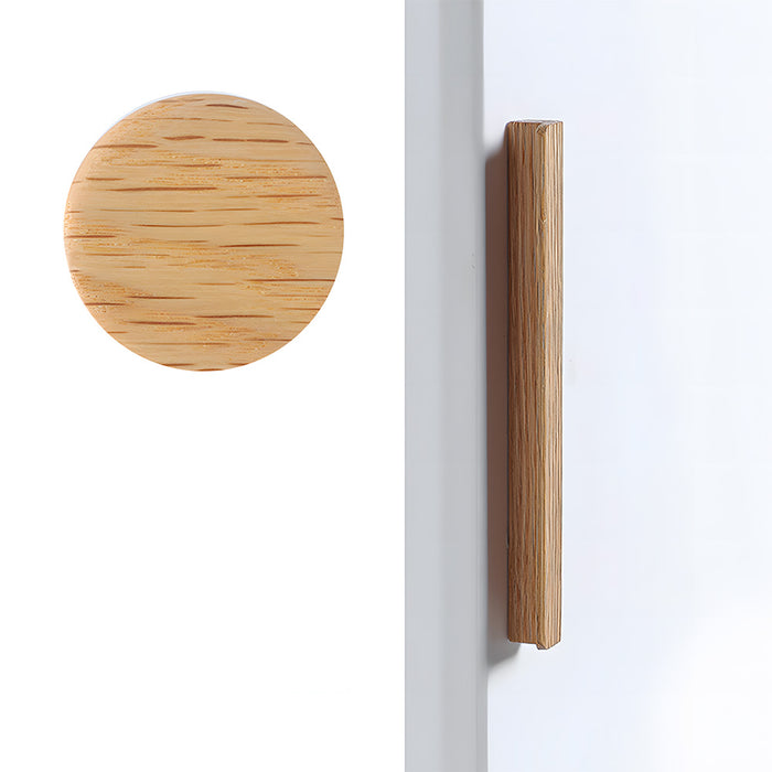 Modern Solid Wood L Type Cabinet Handles