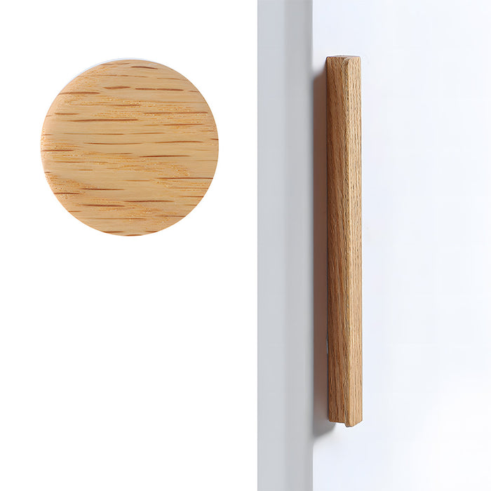 Modern Solid Wood L Type Cabinet Handles