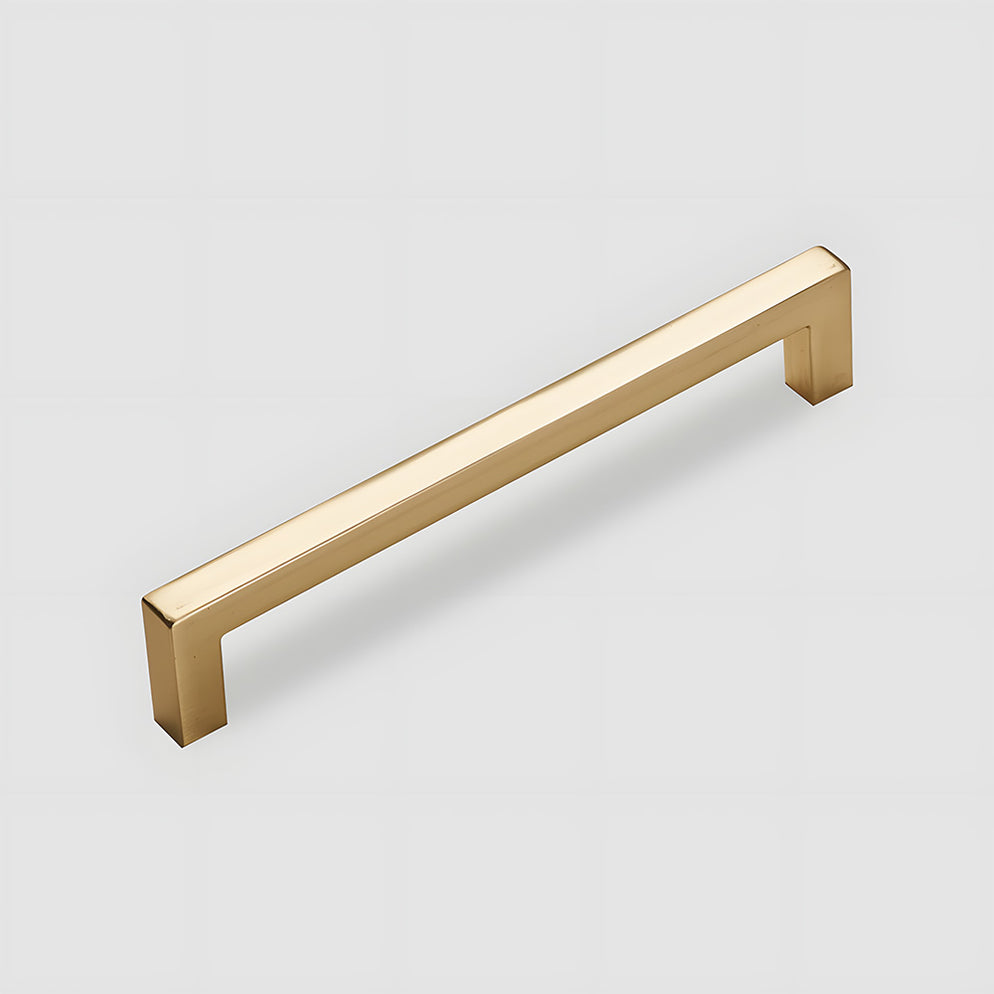 Modern square pulls cabinet handles for kitchen | Goldenwarm