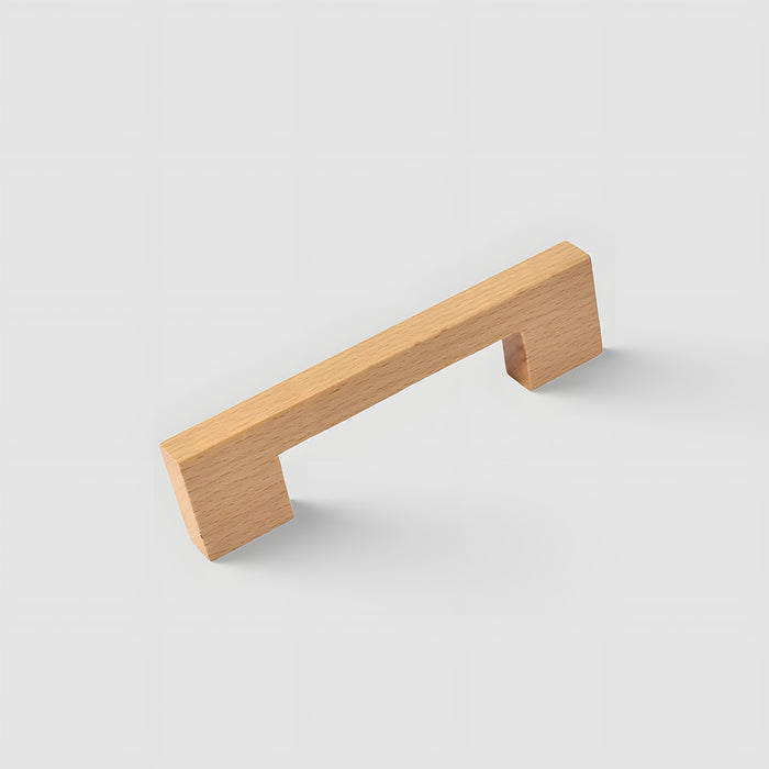 Modern Square Wood Cabinet Drawer Pulls