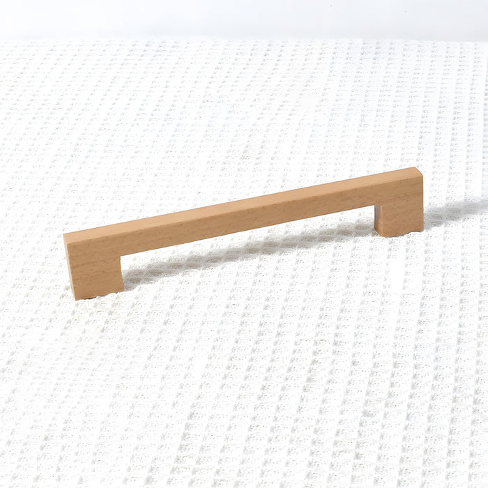 Modern Square Wood Cabinet Drawer Pulls