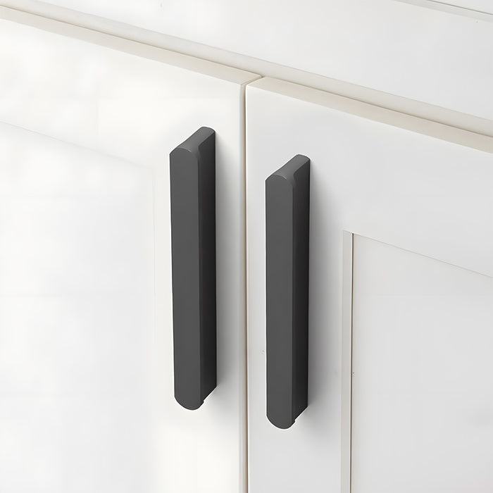 Modern T-shaped Rounded Corner Long Cabinet Handles