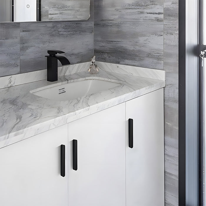 Modern T-shaped Rounded Corner Long Cabinet Handles