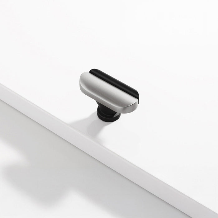 Modern Two-Tone Arc Drawer Handles for Kitchen