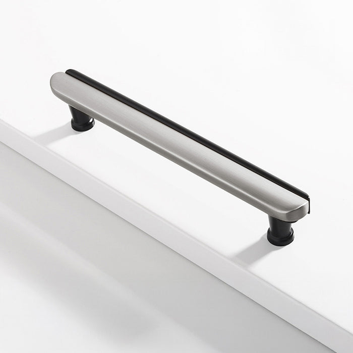 Modern Two-Tone Arc Drawer Handles for Kitchen