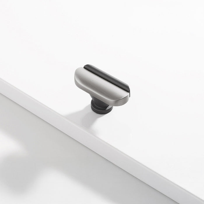 Modern Two-Tone Arc Drawer Handles for Kitchen
