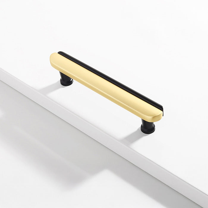 Modern Two-Tone Arc Drawer Handles for Kitchen