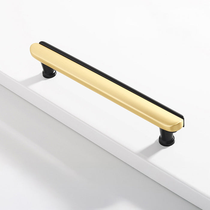 Modern Two-Tone Arc Drawer Handles for Kitchen
