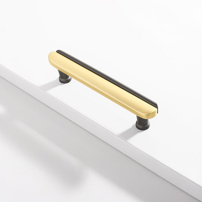 Modern Two-Tone Arc Drawer Handles for Kitchen