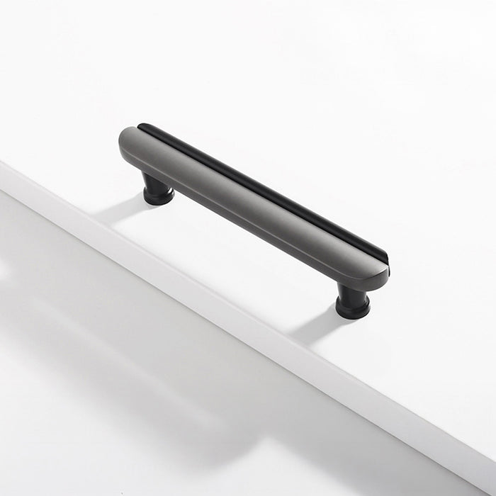 Modern Two-Tone Arc Drawer Handles for Kitchen