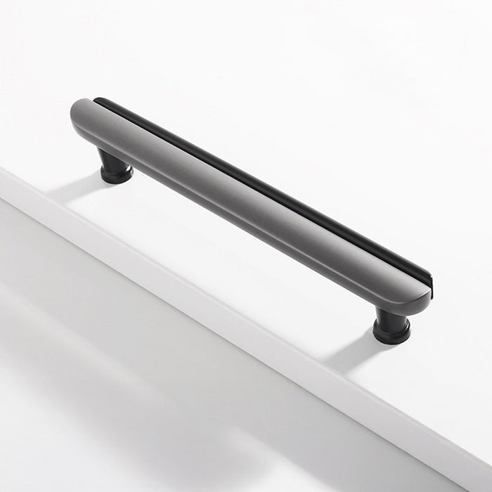 Modern Two-Tone Arc Drawer Handles for Kitchen