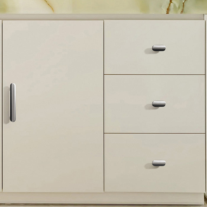 Modern Two-Tone Arc Drawer Handles for Kitchen