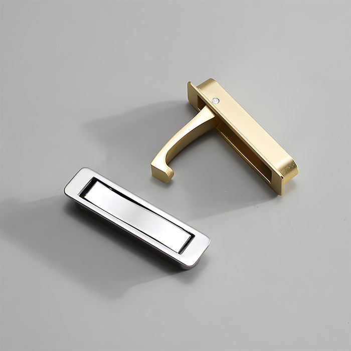 Modern Zinc Alloy Recessed Pocket Edge Pulls