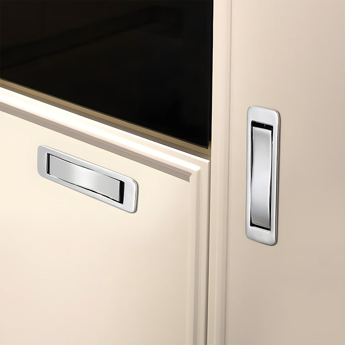 Modern Zinc Alloy Recessed Pocket Edge Pulls