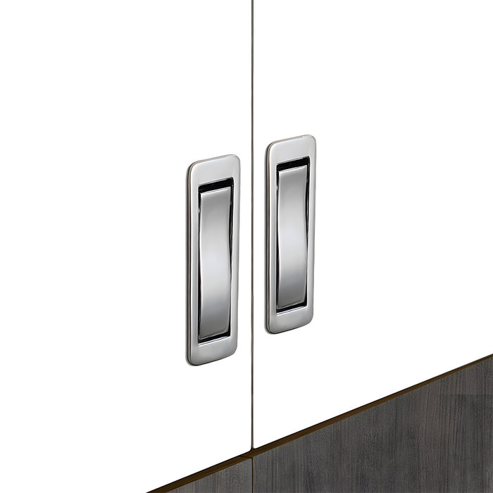 Modern Zinc Alloy Recessed Pocket Edge Pulls