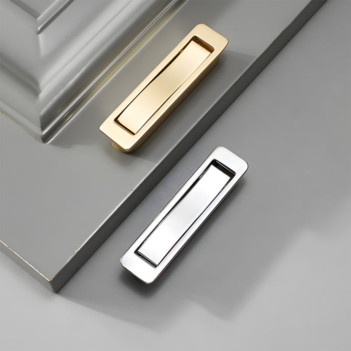 Modern Zinc Alloy Recessed Pocket Edge Pulls