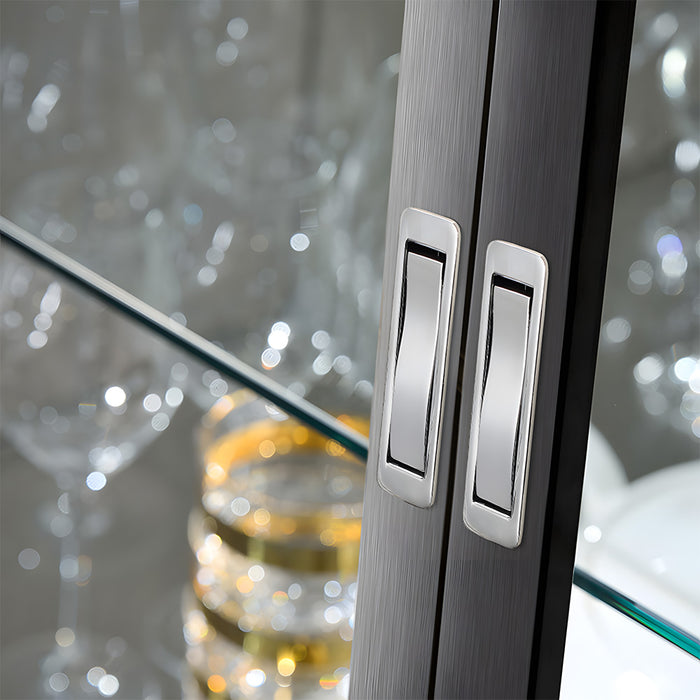 Modern Zinc Alloy Recessed Pocket Edge Pulls