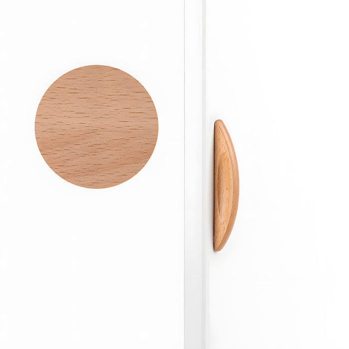 Natural Wood Drawer Pulls Cupboard Handles