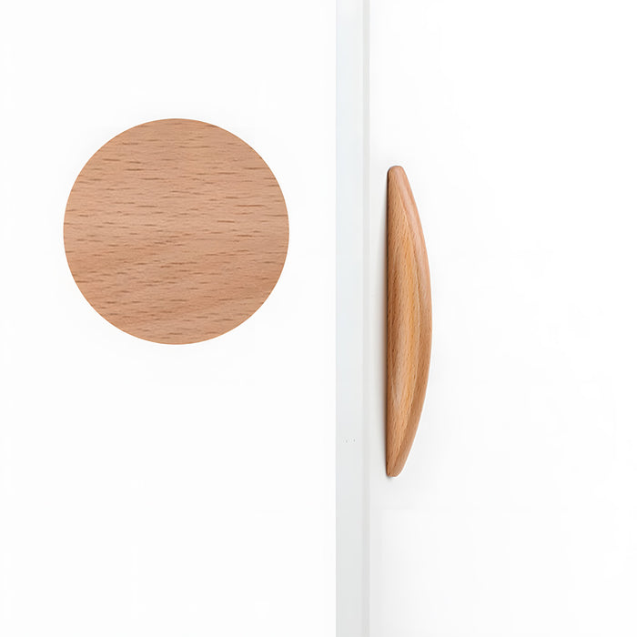 Natural Wood Drawer Pulls Cupboard Handles