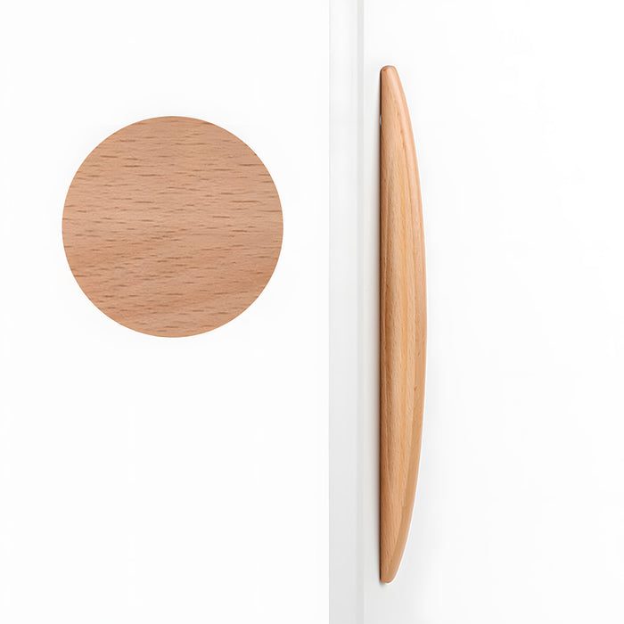 Natural Wood Drawer Pulls Cupboard Handles
