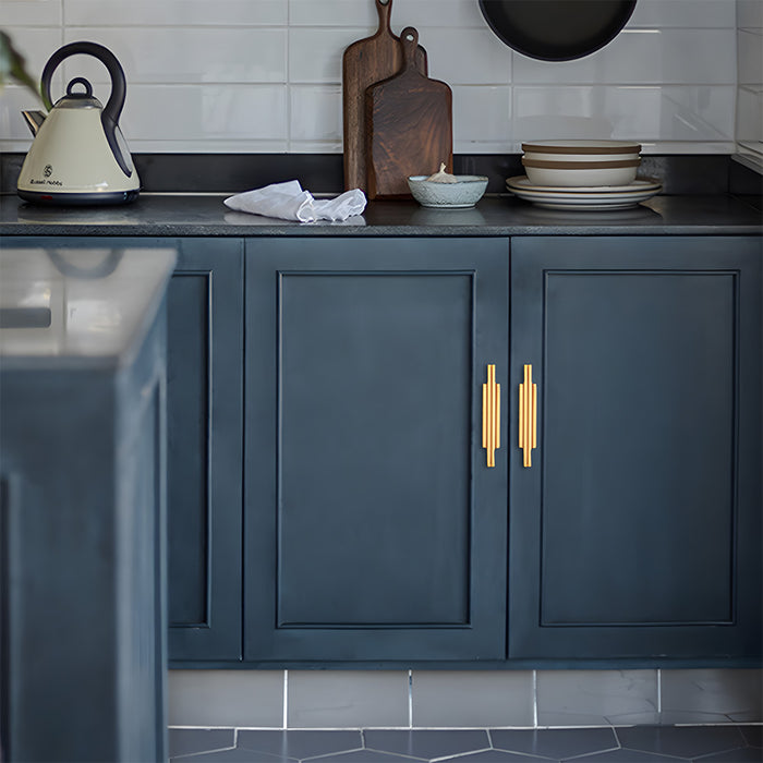 Nordic Art Deco Brass Cabinet Handles