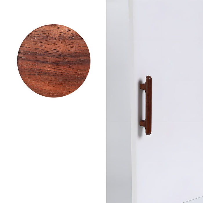 Nordic Round Wood Cabinet Drawer Pulls