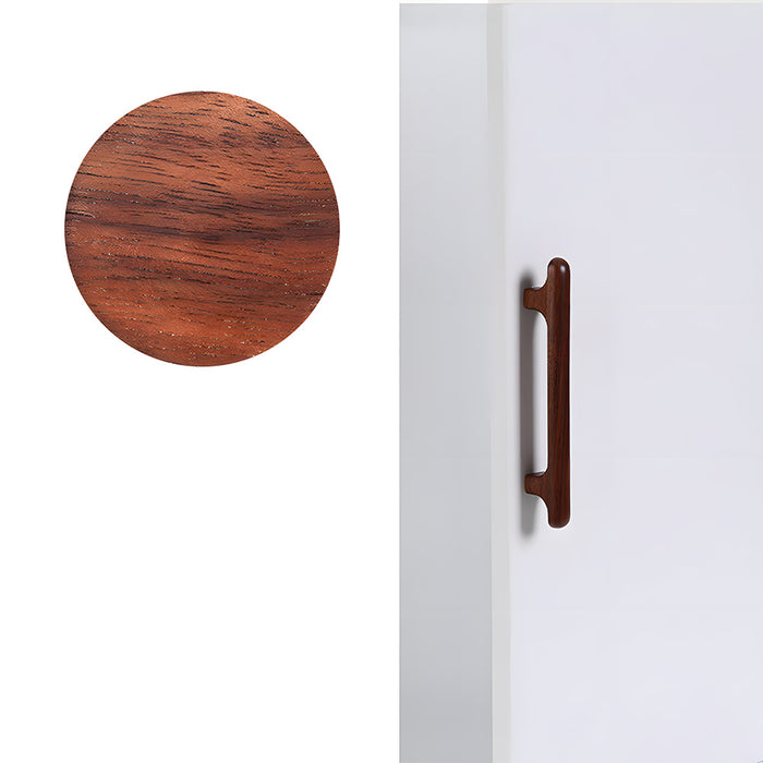 Nordic Round Wood Cabinet Drawer Pulls