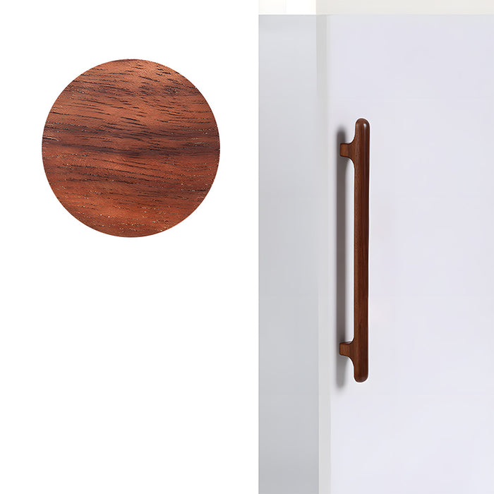 Nordic Round Wood Cabinet Drawer Pulls