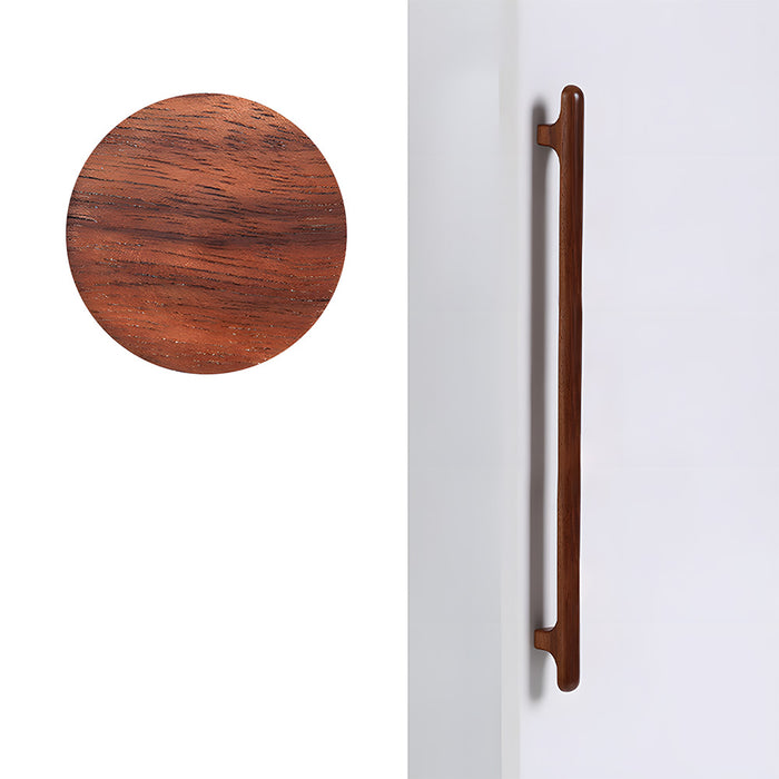 Nordic Round Wood Cabinet Drawer Pulls