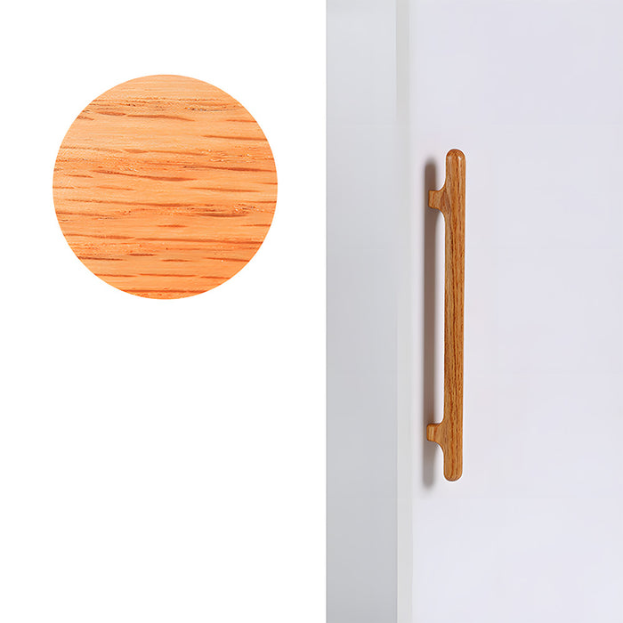 Nordic Round Wood Cabinet Drawer Pulls