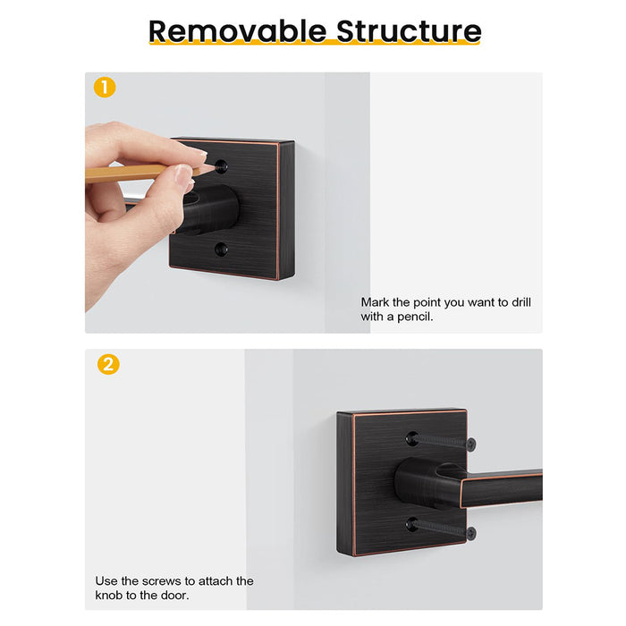 Modern Single-Sided Zinc Alloy Heavy Duty Dummy Door Lever