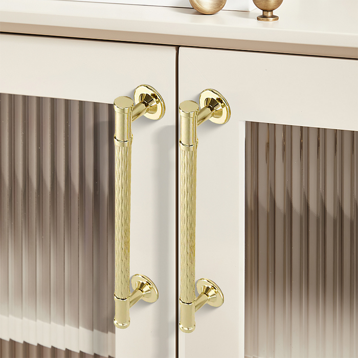 Fashionable Textured Zinc Alloy Cabinet Handles