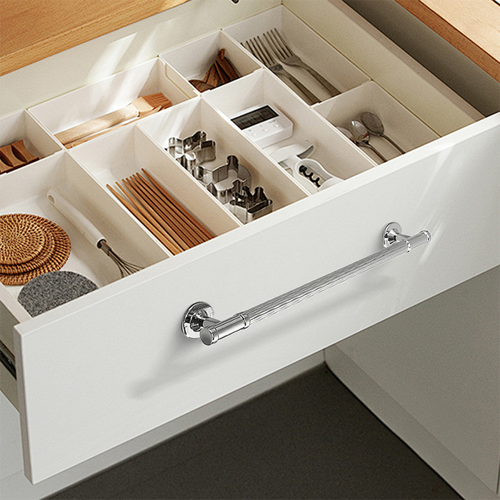 Fashionable Textured Zinc Alloy Cabinet Handles