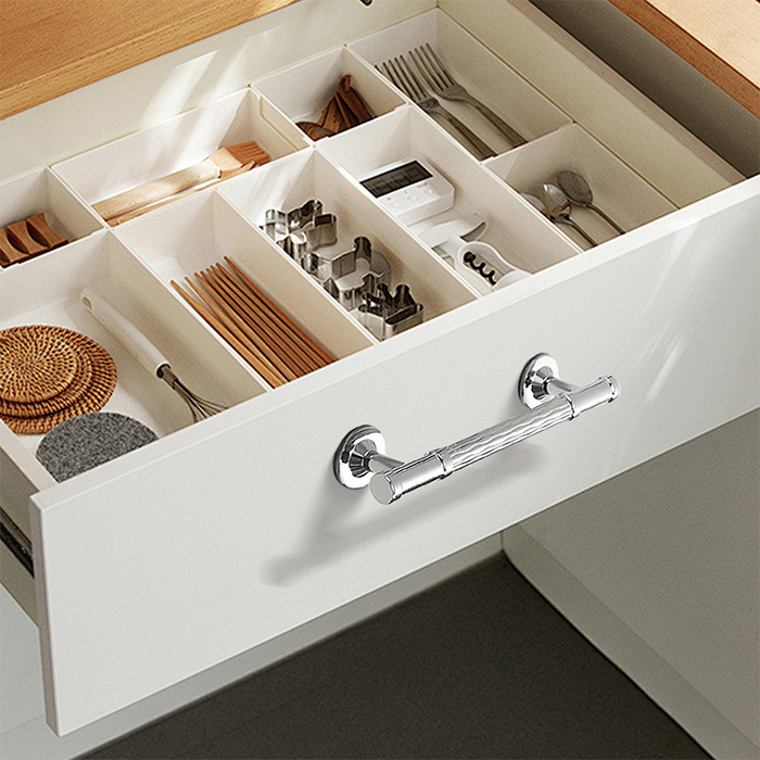 Fashionable Textured Zinc Alloy Cabinet Handles