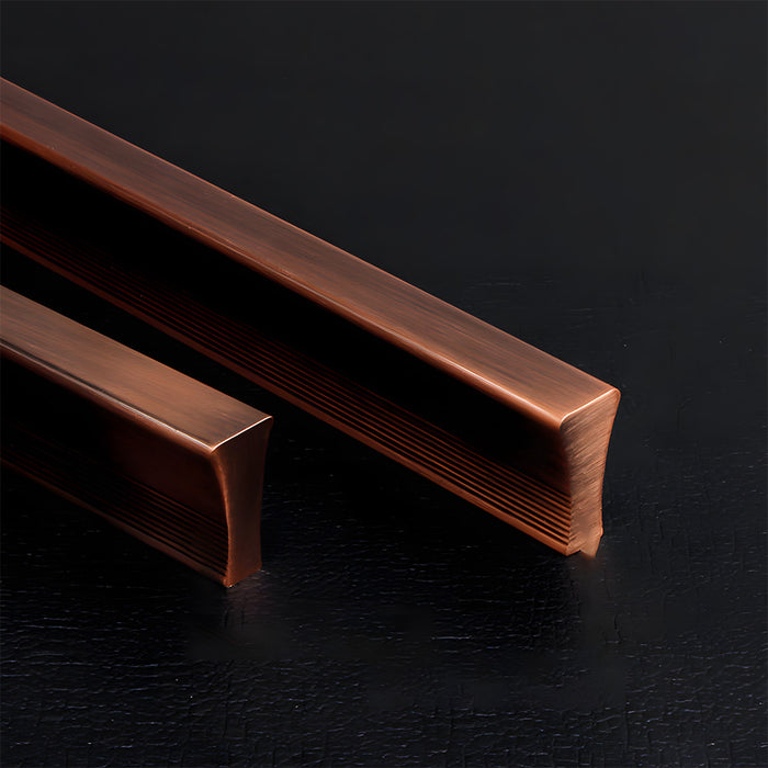 Retro Bronze Aluminum Alloy Cabinet Handles For Kitchen