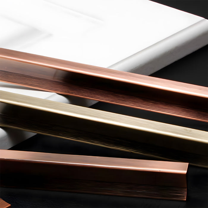 Retro Bronze Aluminum Alloy Cabinet Handles For Kitchen