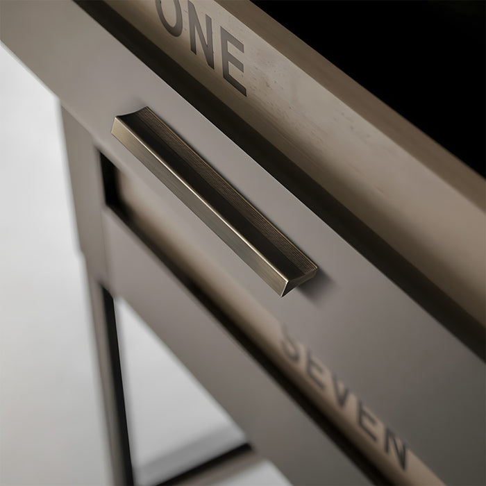 Retro Bronze Aluminum Alloy Cabinet Handles For Kitchen