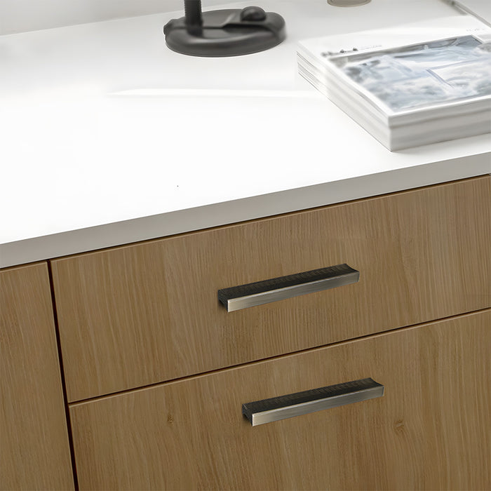 Retro Bronze Aluminum Alloy Cabinet Handles For Kitchen