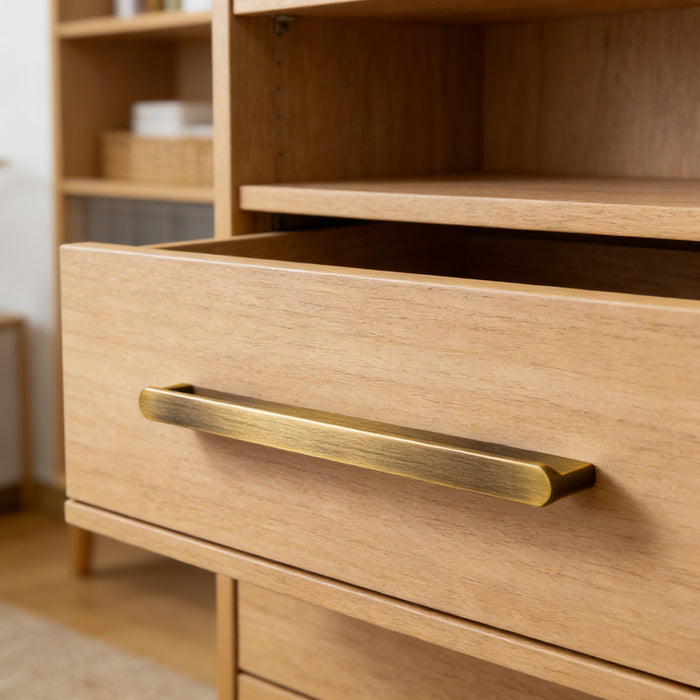 Vintage Bronze Brass Kitchen Cabinet Handles