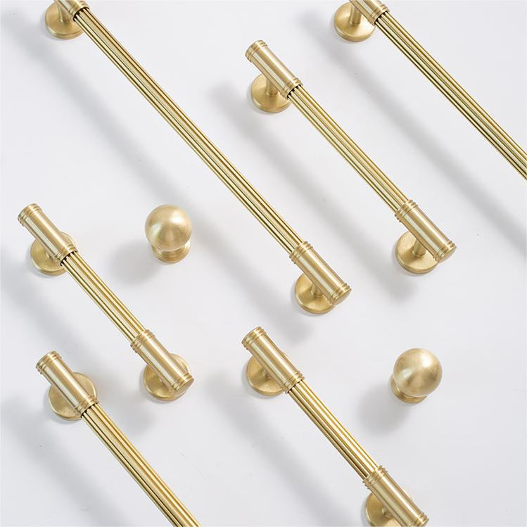 Handles Solid Brass Pulls Gold Pulls — Goldenwarm
