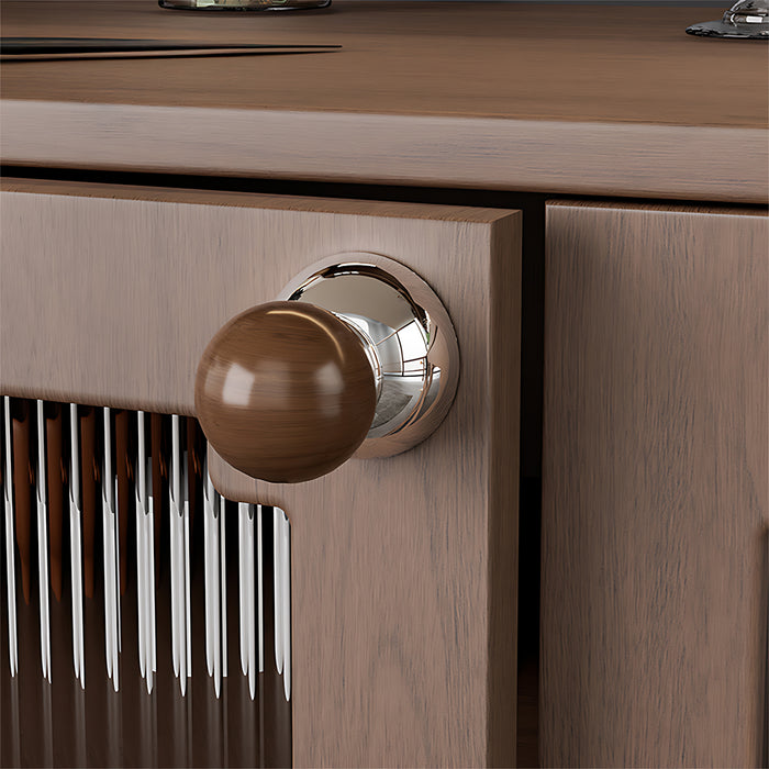 Solid Wood Suction Cup Cabinet Knob Door Hook